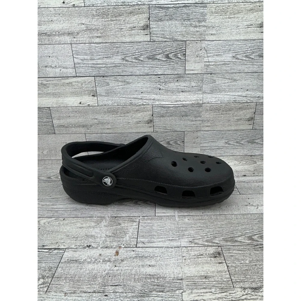 Crocs Classic‎ Clogs Black Mens 10-11 Womens 12-14 XL Slip On Comfort Shoes